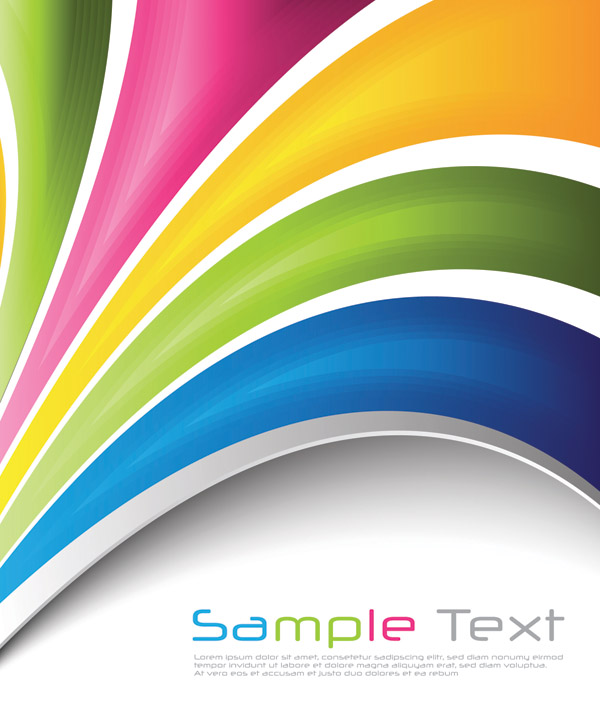 free vector Colorful vector background